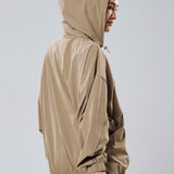Noelle Batwing Windbreaker in Sage Green