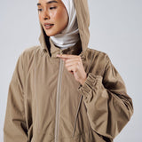Noelle Batwing Windbreaker in Sage Green