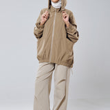 Noelle Batwing Windbreaker in Sage Green