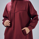 Gia Hoodie in Burgundy