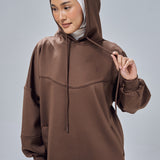 Gia Hoodie in Dark Brown