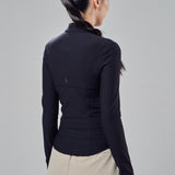 Ella Fitted Top in Black