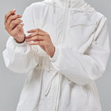 Megan Trench Windbreaker in White