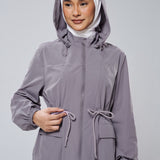 Neo Windbreaker Top in Lilac