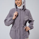 Neo Windbreaker Top in Lilac