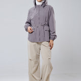 Neo Windbreaker Top in Lilac