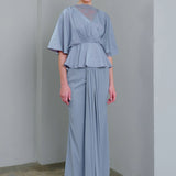 Nikita Kurung in Ethereal Grey