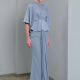 Nikita Kurung in Ethereal Grey