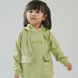 Nadine Hoodie Kids in Apple Green