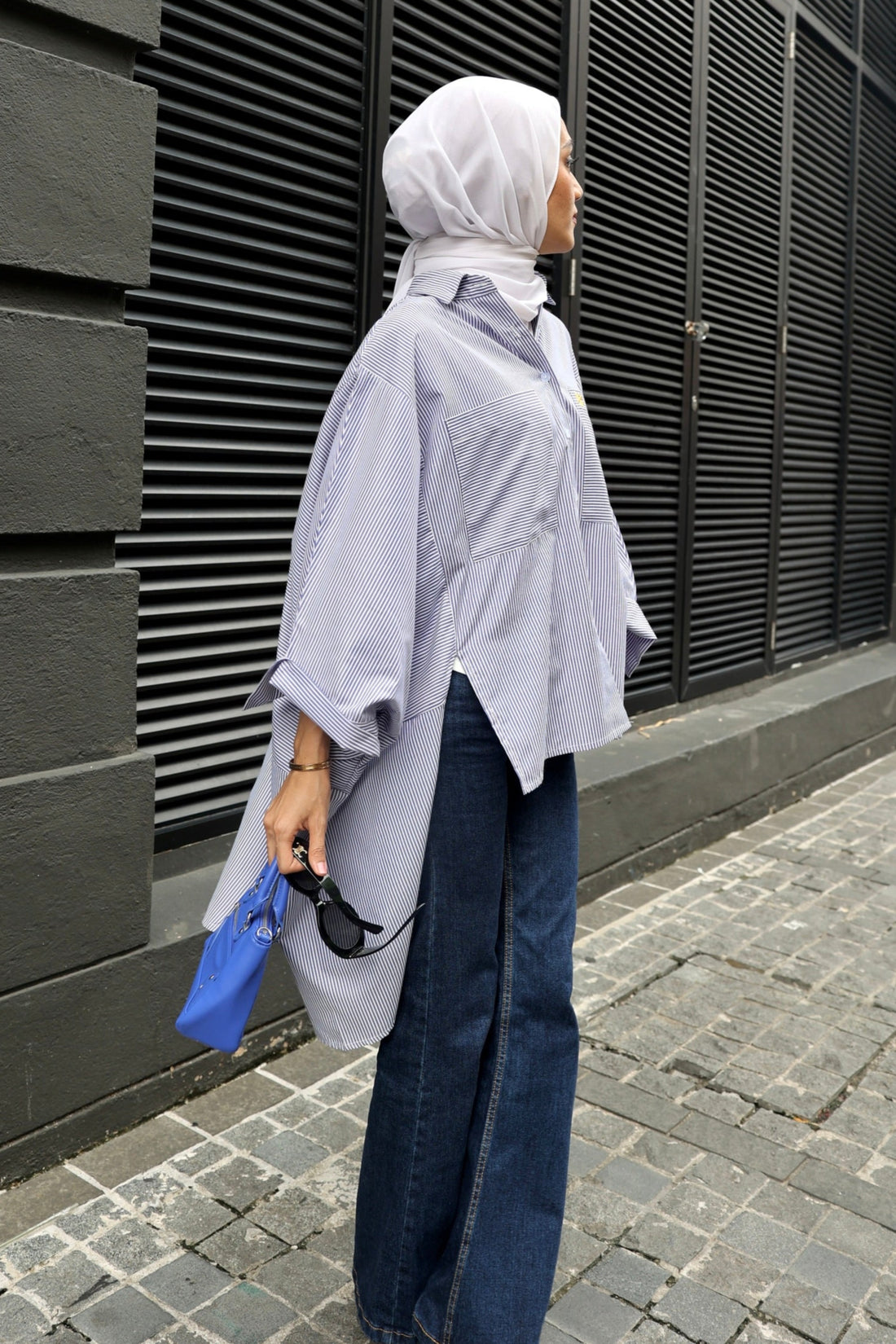 Lovina Top in Indigo Blue