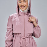 Megan Trench Windbreaker in Lilac