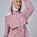 Megan Trench Windbreaker in Lilac