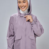 Thara Boxy Windbreaker in Lilac