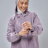 Thara Boxy Windbreaker in Lilac
