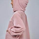 Clara Relaxed Fit Windbreaker in Dusty Pink