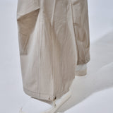 Ruby Pleated Track Pants in Khaki