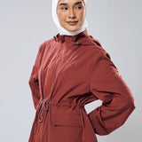 Neo Windbreaker Top in Terracota