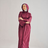 Naomi Hoodie Dress in Plum