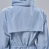 Neo Windbreaker Top in Dusty Blue