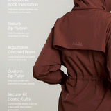 Neo X Windbreaker in Rose Gold