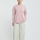 Jennie Basic Oversized Top in Dusty Pink