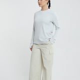 Selena Basic Top in Grey