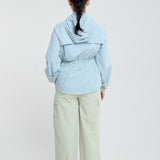 Sophia Aeroshade Cinched Windbreaker in Dusty Blue