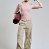 Ella Fitted Top in Soft Pink
