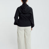 Lara Aeroshade Cinched Windbreaker in Black