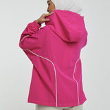 Talia Dynamic Windbreaker in Fuchsia Pink