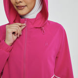 Talia Dynamic Windbreaker in Fuchsia Pink