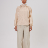 Luna Swift-fit Windbreaker in Buttercream