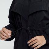 Lara Aeroshade Cinched Windbreaker in Black