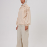 Luna Swift-fit Windbreaker in Buttercream
