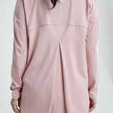 Jennie Basic Oversized Top in Dusty Pink