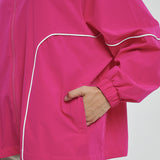 Talia Dynamic Windbreaker in Fuchsia Pink