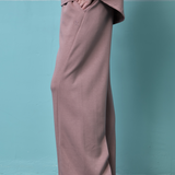 Eli Straight Pants in Light Mauve