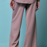 Eli Straight Pants in Light Mauve