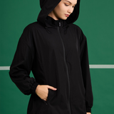 Niro Snatchback Windbreaker in Black