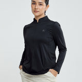 Naomi Lightweight Running Top in Black