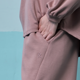 Eli Straight Pants in Light Mauve