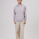 Cleo Adjustable Side Ruched Hoodie in Grey