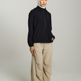 Aero Swift-fit Windbreaker in Black
