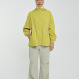 Talia Dynamic Windbreaker in Lime