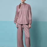 Eli Straight Pants in Light Mauve