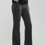 Sera Flexform Flare Pants in Dark Grey