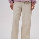 Zoey Cargo Pants in Eggshell