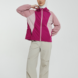 Riley Tri-Colour Windbreaker in Orchid Purple