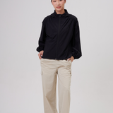 Luna Swift-fit Windbreaker in Black