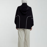 Talia Dynamic Windbreaker in Black
